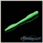 Приманка Soorex Soorex Worm 80мм (1.3г, 6 шт) цвет 123 Мята, аромат - Клубника