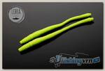 Приманка Libra Lures Dying Worm 70 (027 Green apple) (Криль) (7см) 15 шт.
