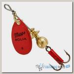 Блесна вращающаяся Mepps Aglia Platinum Rouge #0 (2,5 г) красная