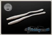 Приманка Libra Lures Dying Worm 80 (004 Silver pearl) (Сыр) (8см) 12 шт.
