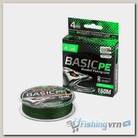 Леска плетеная Select Basic PE 150м (0,14мм) Dark green