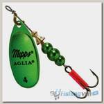 Блесна вращающаяся Mepps Aglia Platinum Vert #4 (9 г) зеленая