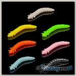Приманка Soorex King Worm 55мм (1.8г, 7 шт) цвет 108 Микс 1, аромат - Зеленое яблоко