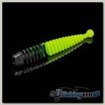 Приманка Soorex Tail 58мм (0.9г, 7 шт) цвет 310 Черный-Шартрез, аромат - Слива