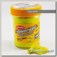 Паста форелевая Berkley Powerbait Natural Scent Glitter Trout Bait (50 г) Corn Glitter