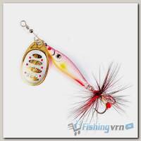 Блесна вращающаяся Lucky John Trian Blade Round 002 6г