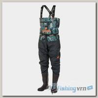 Полукомбинезон забродный Norfin Pilot Camo Bootfoot 40-S