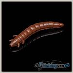 Приманка Soorex King Worm 55мм (1.8г, 7 шт) цвет 131 Коричневый, аромат - Клубника