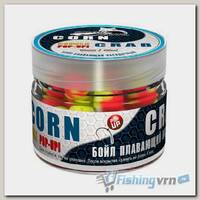 Бойлы плавающие двухцветные Sonik Baits Fluo Pop-Ups Corn-Crab(Кукуруза-Краб) 14мм 90мл