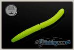 Приманка Libra Lures Fatty D'Worm 75 (006 Hot yellow) (Сыр) (7,5см) 8 шт.
