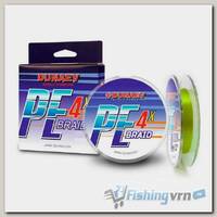 Шнур Dunaev Braid PE X4 (0,08мм, 2,9кг) 150м Ярко-зеленый