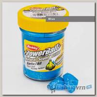 Паста форелевая Berkley Powerbait Natural Scent Glitter Trout Bait (50 г) Garlic Blue