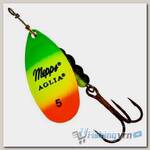 Блесна вращающаяся Mepps Aglia Fluo Tiger #5 (13 г)