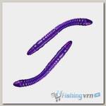 Приманка Libra Lures Fatty D Worm Tournament 55 (020 Purple with glitter) (Сыр) (5,5см) 12 шт.