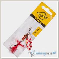 Блесна вращающаяся Lucky John Spin X Long 3 (6 г) CR