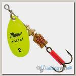 Блесна вращающаяся Mepps Aglia Fluo Chartreuse #2 (4,5 г)