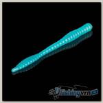 Приманка Soorex Soorex Worm 80мм (1.3г, 6 шт) цвет 212 Голубое свечение, аромат - Клубника