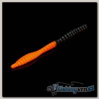 Приманка Soorex Soorex Worm 80мм (1.3г, 6 шт) цвет 304 Черный-Оранжевый, аромат - Зеленое яблоко