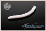 Приманка Libra Lures Fatty D'Worm 55 (001 White) (Сыр) (5,5см) 12 шт.