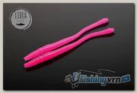 Приманка Libra Lures Dying Worm 70 (019 Hot pink limited edition) (Сыр) (7см) 15 шт.