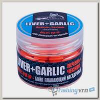 Бойлы плавающие Sonik Baits Fluo Pop-Ups Liver-Garlic(Печень+Чеснок) 14мм 90мл