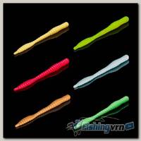 Приманка Soorex Soorex Worm 80мм (1.3г, 6 шт) цвет 208 Микс 2, аромат - Персик