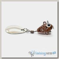 Тейл-спиннер UF Studio Hurricane 2,5г Brown