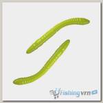 Приманка Libra Lures Fatty D Worm Tournament 55 (006 Hot yellow) (Сыр) (5,5см) 12 шт.