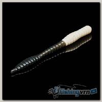 Приманка Soorex Soorex Worm 80мм (1.3г, 6 шт) цвет 309 Белый-Черный, аромат - Чеснок