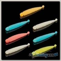 Приманка Soorex Tail 58мм (0.9г, 7 шт) цвет 215 Glow микс, аромат - Тутти-Фрутти