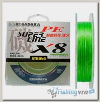 Леска плетеная Kosadaka Super Line PE X8 150м (0,25мм) Light green