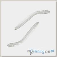Приманка Libra Lures Fatty D Worm Tournament 55 (004 Silver pearl) (Сыр) (5,5см) 12 шт.