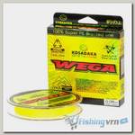 Леска плетеная Kosadaka Wega 150м (0,08мм) fluo yellow