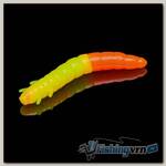 Приманка Soorex King Worm 55мм (1.8г, 7 шт) цвет 312 Лимон-Оранжевый, аромат - Персик