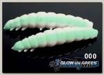 Приманка Libra Lures larva 35 (000 Glow) (Сыр) (3,5см) 12 шт.