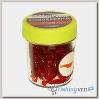 Насадки искусственные съедобные Kosadaka Shrimp Креветка красная (банка, 18 г)