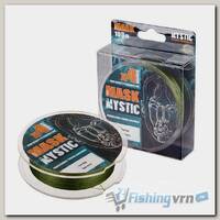 Леска плетеная Akkoi Mask Mystic X4 100м Dark-green (0,16мм)
