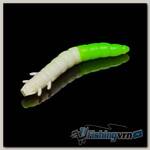 Приманка Soorex King Worm 55мм (1.8г, 7 шт) цвет 305 Белый-Шартрез, аромат - Тутти-Фрутти