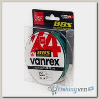 Шнур плетеный Lucky John Vanrex BBS Х4 125м (0,40мм) Moss Green