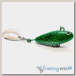 Тейл-спиннер UF Studio Hurricane 32г Long Perl green