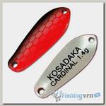 Блесна колеблющаяся Kosadaka Trout Police Cardinal (1.4 г) AK52