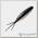 Приманка Libra Lures Turbo Worm 56 (040 Black) (Сыр) (5,6см) 8 шт.
