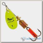 Блесна вращающаяся Mepps Aglia Fluo Chartreuse #1 (3,5 г)